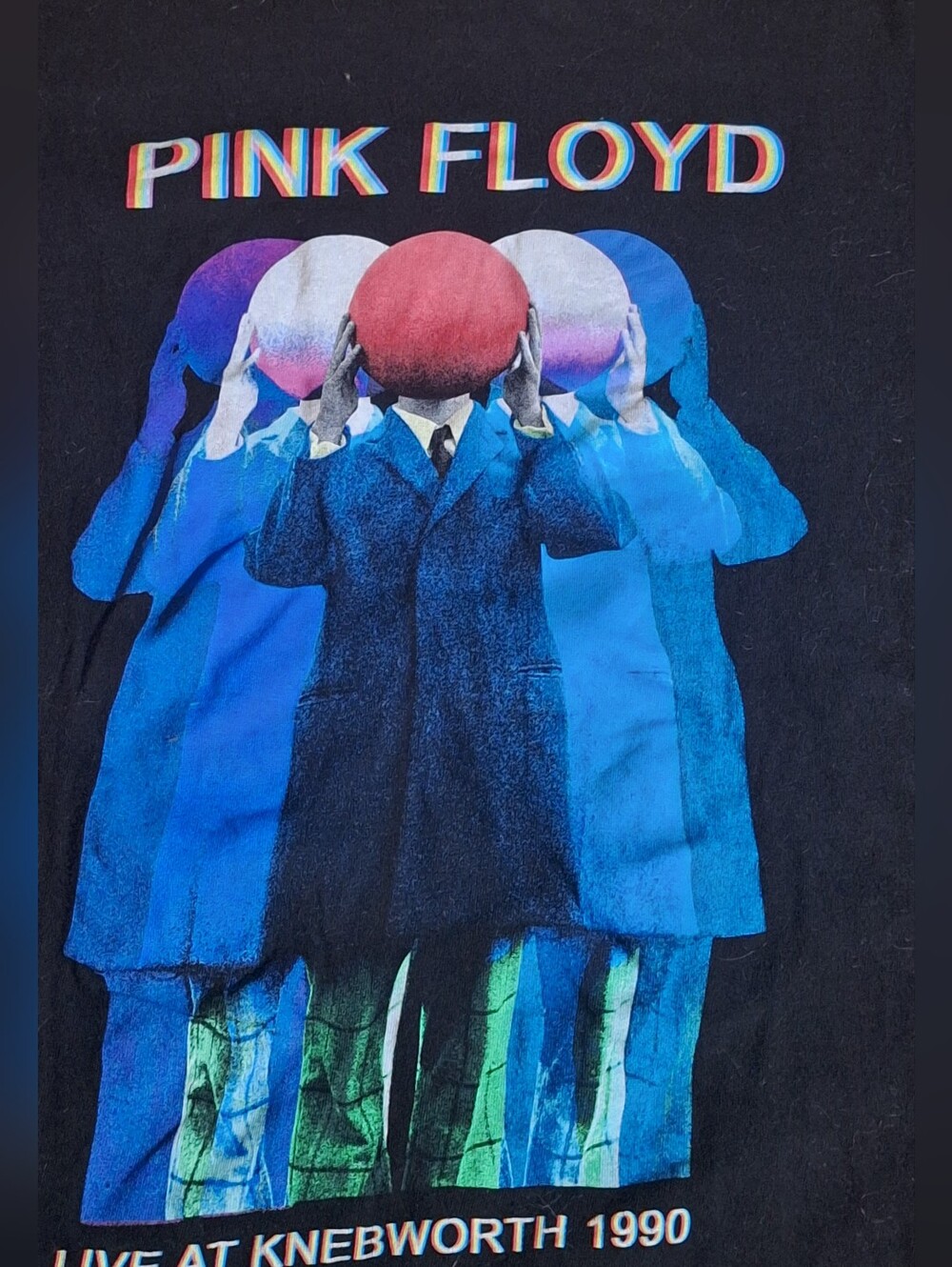Pink Floyd Live At Knebworth 1990 Shirt Mens 2XL Official Webstore Band Tee VGUC